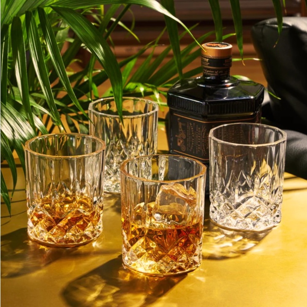 Two [Viski] Admirals Crystal Tumbler Sets